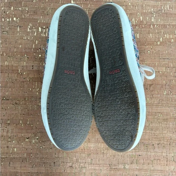 Taos Floral Casual Lace Up Sneakers Shoes - Picture 7 of 8